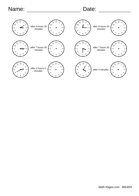 Sample page from Find the End Time